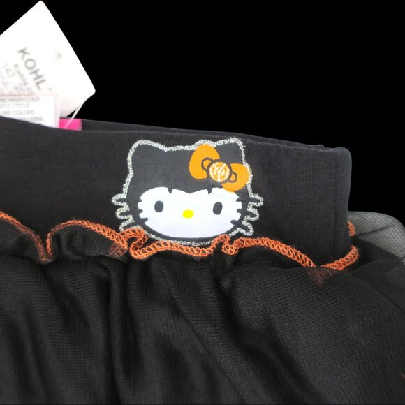 Hello Kitty Halloween Girl's 5 Short Sleeve I Want Candy Outfit 2pc Tutu Set NWT - Picture 3 of 3